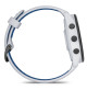 Forerunner 265 - Black Bezel with Whitestone Case and Whitestone/Tidal Blue Silicone Band- 010-02810-11 - Garmin